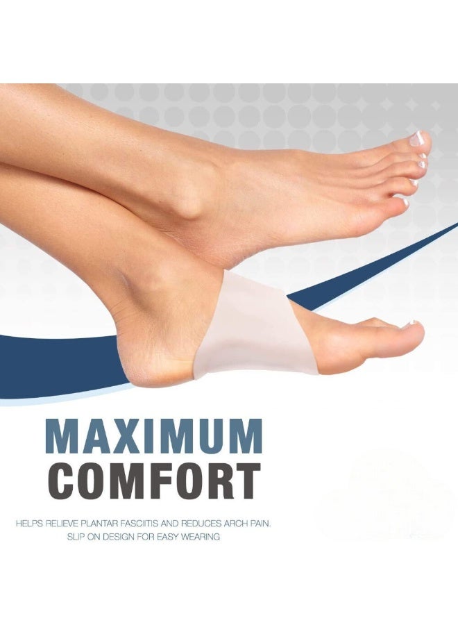 دعامة قوس القدم من السيليكون الطبي – تصميم مريح لتخفيف الألم وتحسين المشي - Image 4